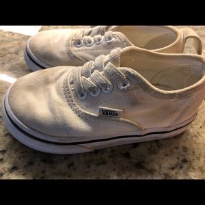 White Vans - Toddler size 6